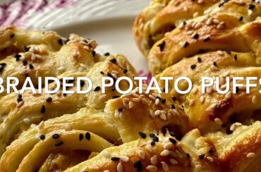 Easy, Healthy, Quick snack- Braided Potato Puffs
