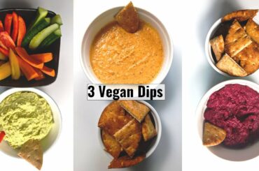 Vegan Dips And Spreads | Quick Healthy + Delicious Dips