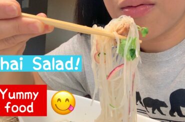 THAI SALAD!!! SUPER EASY, YUMMY AND HEALTHY!