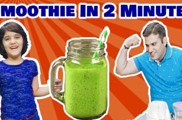 Weird Food Challenge | Smoothie Recipe | Healthy Food | Kids Cooking Eating Comedy | The Saanvi Show