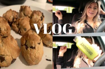 VLOG: Healthy Morning Routine 2020, Easy/Healthy dinner Ideas, & My FAVORITE Vegan Cookie Recipe!