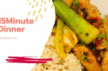If you are busy, but want to eat home cook meal for dinner Let me show you how.