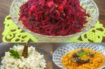 Root Vegetable Salads | Beetroot | Carrot | Raddish | Quick Healthy Salads | Easy to prepare