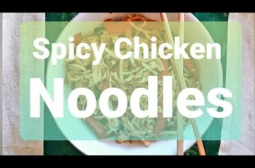 Spicy Chicken Noodles | Healthy Dinner Idea | Mid week Meal