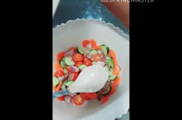 How to make healthy salad-Kids