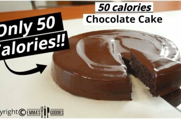 ONLY 50 Calories CHOCOLATE CAKE ! Yes, it's Possible and it's AMAZING!
