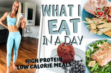 WHAT I EAT IN A DAY FOR ABS - LOW CALORIE HIGH PROTEIN MEALS. Get abs & stay lean. Transformation