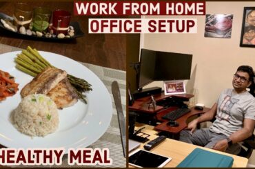 #Vlog | Simple Healthy Recipe | Suresh's Work from Home Setup | Telugu Vlogs from USA