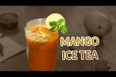 Mango Iced Tea Recipe - Healthy Tea | How To Make Mango Iced Tea | JOOS Food