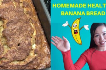 Baking and Serving Healthy Banana Bread To My Kids