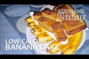 Low-Calorie Banana Cake | Baking VIDEO | Breakfast RECIPES | Kusinang Bahay