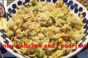 Upma|Sooji Upma|Rava Upma| Semolina n Veggies Healthy Breakfast recipe |Upma recipe in Hindi|