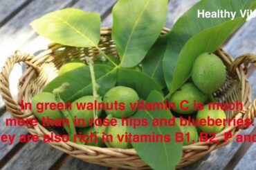 3 healthy recipes from green walnuts