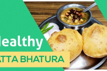 Healthy Atta Bhature | Fluffy | Soft | Restaurant Style | Choley Bhature | Easy Recipe| Quick Recipe