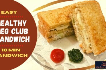 Healthy Veg Club Sandwich - 10 min Sandwich | Quick & Easy Recipe - by Jyoti Jain