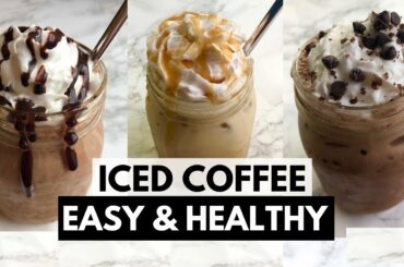Iced coffee Recipe Easy + Healthy | Low Calorie Iced Coffee | LadyBoss Lean Recipes