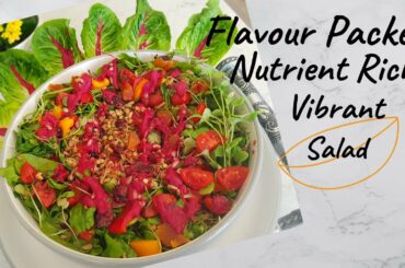 Flavour Packed SALAD--Nutrient Rich Treat {Vegetarian/Vegan/Gluten Free}