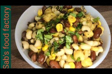 Beans & Herb Salad Healthy And Easy Recipe For Summer |sab's food factory |