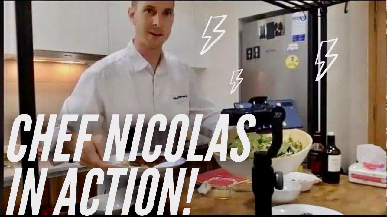 Healthy Millet salad served with grass fed-beef Healthy Millet salad served with grass fed-beef