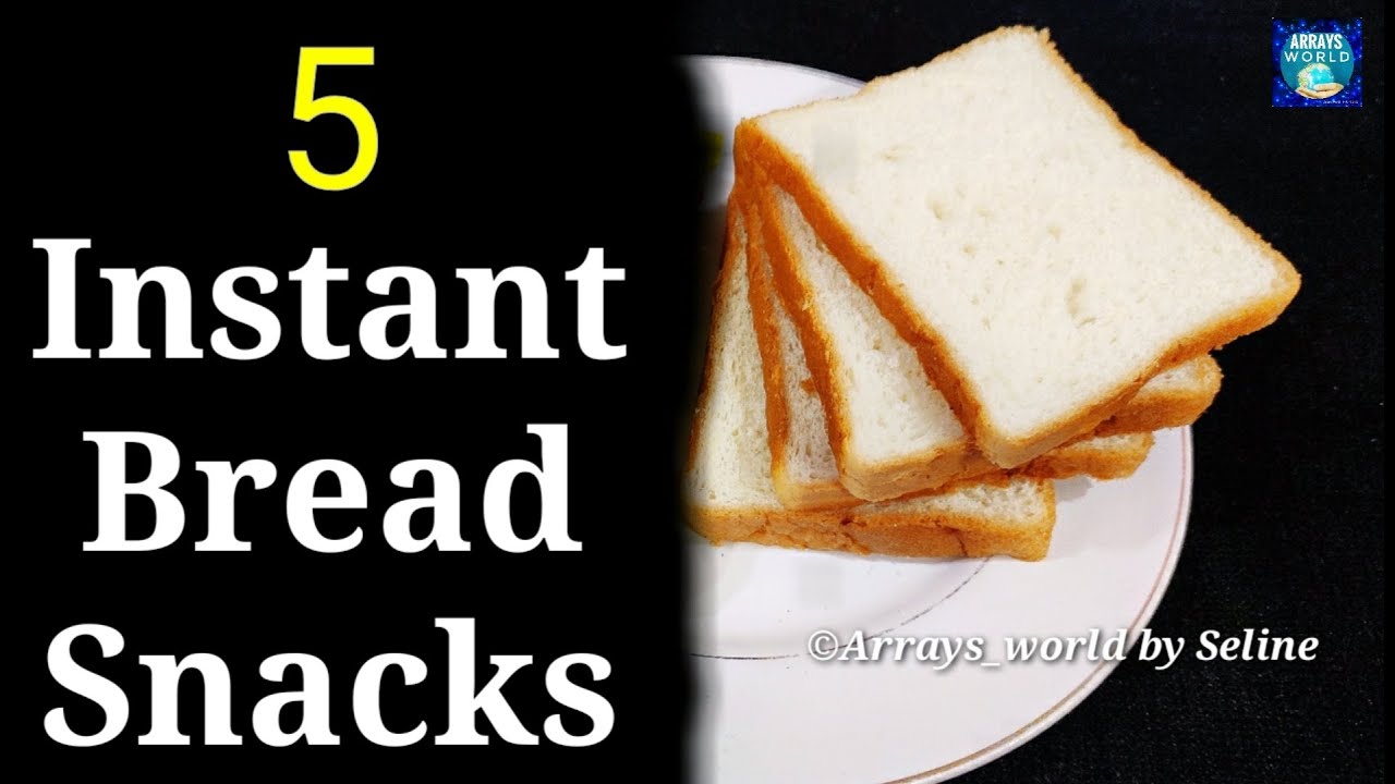 5 Easy&Quick Bread Snacks Recipes |Quick Evening Snacks with Bread |Bread Toast |Bread Sandwich| 5 Easy&Quick Bread Snacks Recipes |Quick Evening Snacks with Bread |Bread Toast |Bread Sandwich|