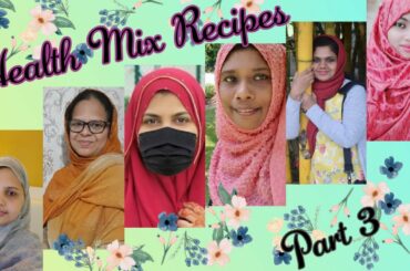 6 Healthy Recipes by 6 Tamil YouTubers /  Health Mix Recipes in Tamil / Healthy Recipes in Tamil