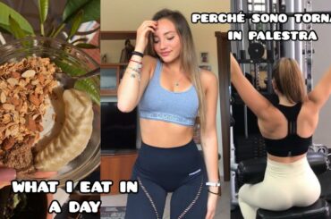 WHAT I EAT IN A DAY #15 | ritorno in palestra + healthy recipes || AM