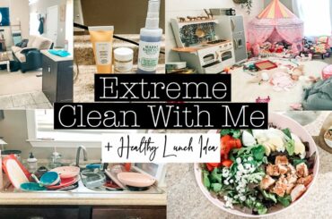 Extreme Clean With Me 2020 | + Healthy Lunch Idea | #withme | Lauren George