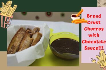Vlog #8 | Bread Crust Churros and Chocolate dip | Bread recipe | Easy snack | Kids Recipe