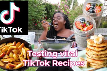 Testing Viral TIKTOK Healthy Recipes and Hacks! I nearly set my garden on fire :)
