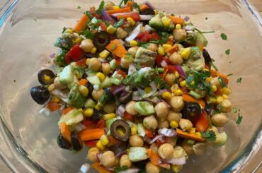 Healthy salad recipe in Tamil with English Subtitles