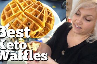 Perfect Keto Waffles Recipe - Easy Paleo Gluten Free Pancakes