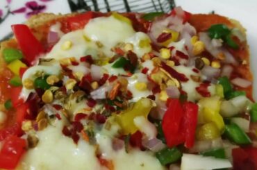 Bread Pizza | No oven | Quick & healthy | Kid's special | Lockdown recipe | #breadpizza #vegpizza