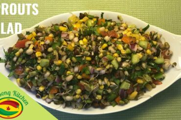 How to make High Protein Sprouts Salad | sprouts salad recipe | Epic Bong Kitchen