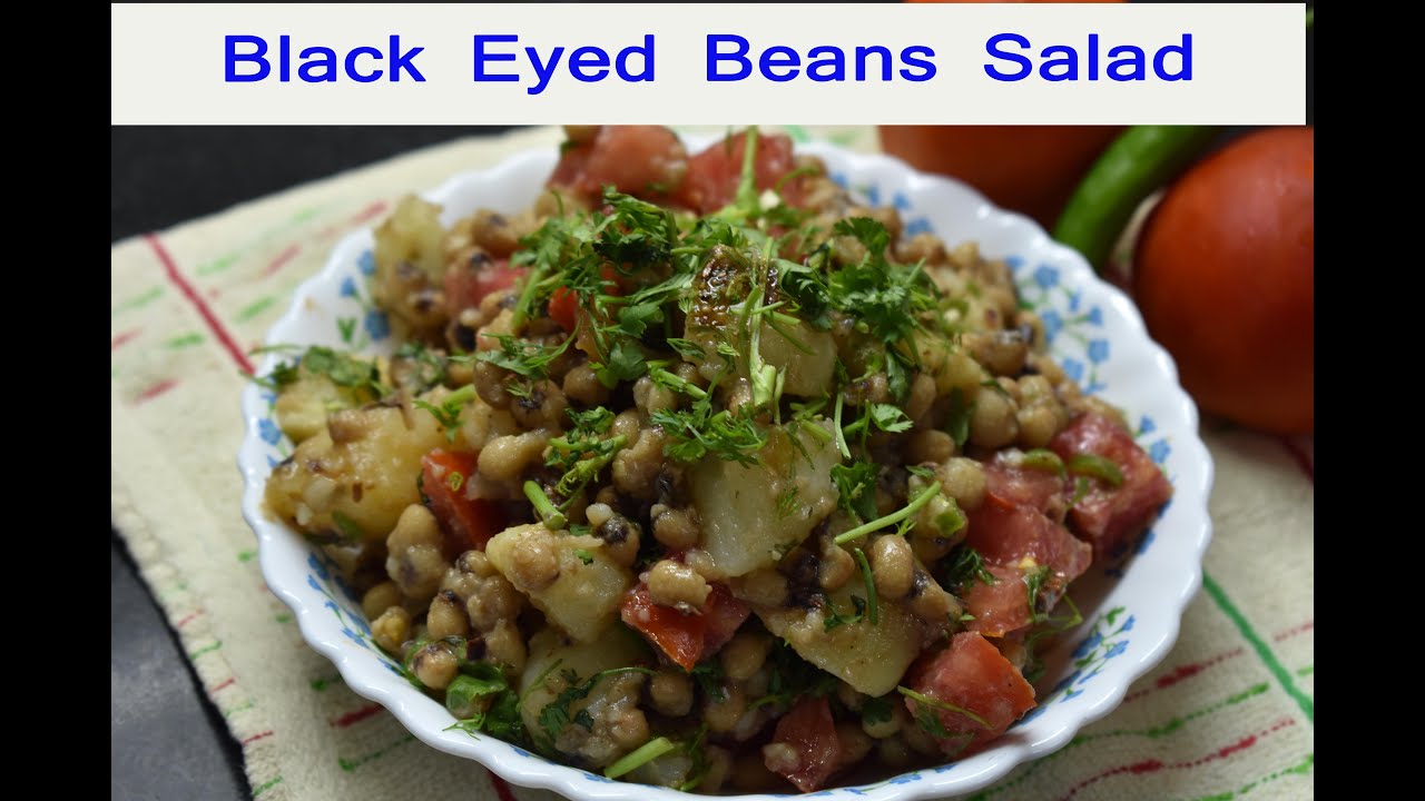 Black Eyed Beans Salad | Healthy Salad | Ritu's Kitchen Black Eyed Beans Salad | Healthy Salad | Ritu's Kitchen