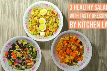 3 Healthy Salads with Tasty Dressings | Eat Healthy