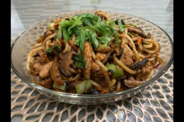 Quick & Easy Chicken Satay Udon