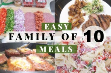 BIG FAMILY MEAL IDEAS \ Cook With Us For Our Large Family of 10