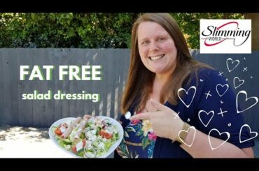 CAESAR SALAD DRESSING | HEALTHY SALAD DRESSING | FAT FREE