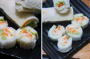 HOW TO MAKE RING SANDWICH ~BREAD QUICK RECIPE #sabaedelhi