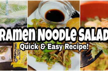 Ramen Noodle Salad | Easy Dinner Recipes | Budget Meal Ideas