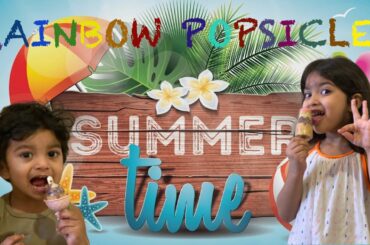 HEALTHY RAINBOW POPSICLES | Summer Snacks For Kids