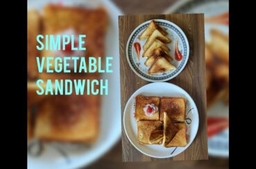 Simple and easy vegetable Sandwich at home#easy sandwich#healthy sandwich recipe#at home#mix veg