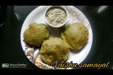 Easy healthy breakfast recipe in tamil | mint poori