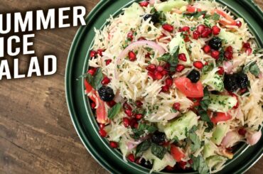 Summer Rice Salad | How To Make Rice Salad | Healthy Salad Recipe | Veg Salad | Varun