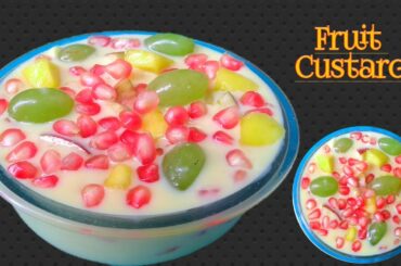 Fruit Custard Recipe | Homemade Custard | Easy Healthy Dessert |Summer Special | Informative kitchen