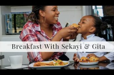 MAKING BANANA MUFFINS WITH MY DAUGHTER | EASY BREAKFAST IDEAS | GITA x SEKAYI