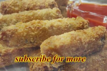 Crunchy Egg Fingers | Easy tea time snacks with less ingredients | Snacks Recipe By Foodic