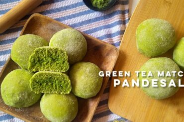 Matcha Pandesal with Matcha Cream Cheese | Soft & Chewy Bread | Trending Filipino Flavored Pandesal