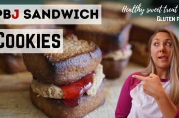 HOW TO MAKE PEANUT BUTTER JELLY COOKIE SANDWICHES | HEALTHY TREATS | RECIPE | Sophie Bernardo