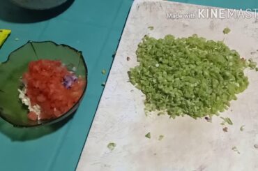 Cooking healthy food(Vegie balls w/ Sardines)